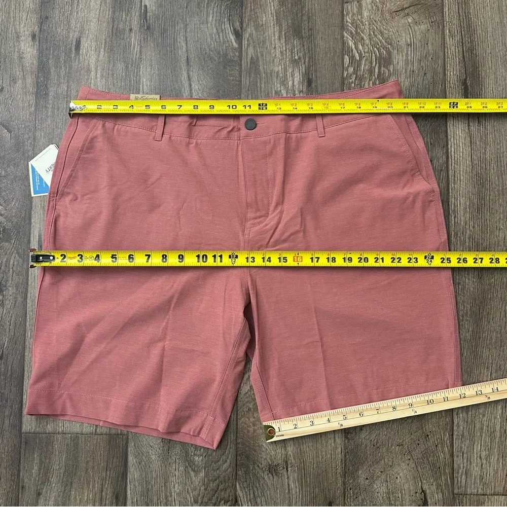 Faherty All Day Belt Loop Shorts Mens Size 40 Sunrose